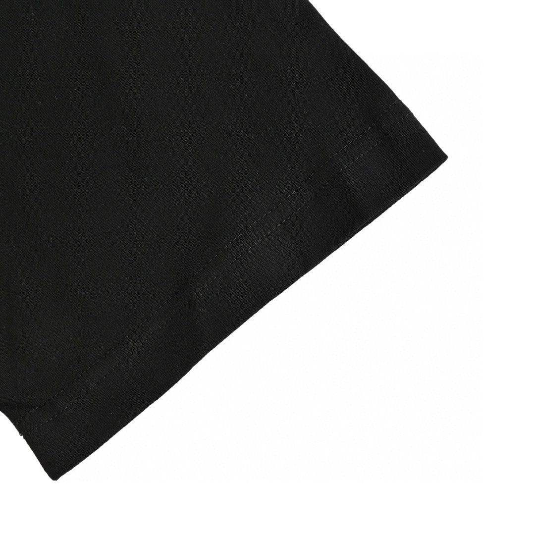 T-shirt Balenciaga à logo bleu (noir)