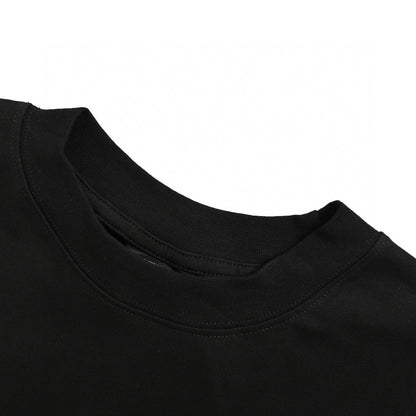 T-shirt Balenciaga à logo « BB » craquelé (noir)