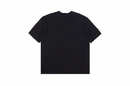 T-shirt noir Balenciaga avec noms de designers