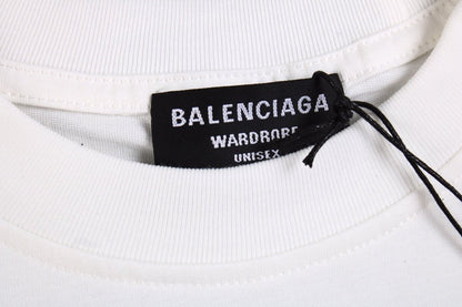 T-SHIRT BLANC BALENCIAGA AVEC NOMS DE MARQUEUR