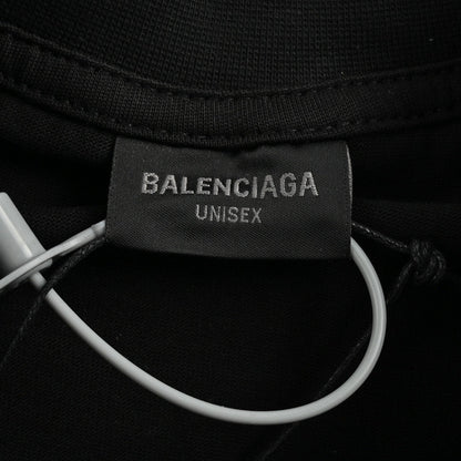 T-shirt Balenciaga à logo déformé (noir)