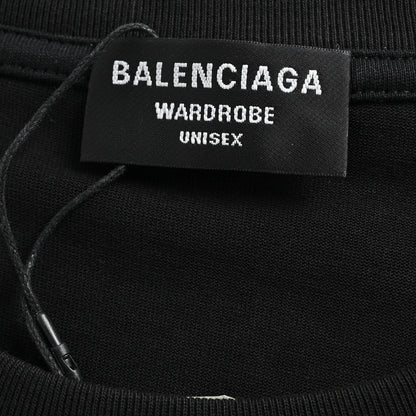 T-shirt Balenciaga avec logo brodé (noir)