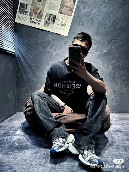 T-shirt Balenciaga Erewhon (noir)