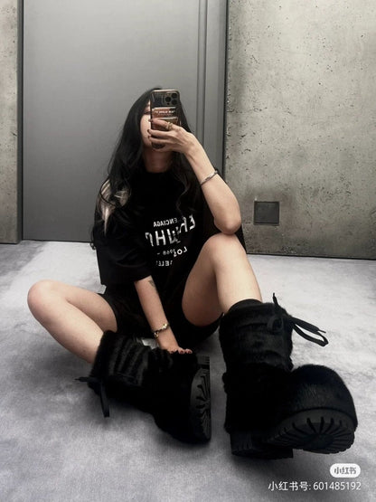 T-shirt Balenciaga Erewhon (noir)