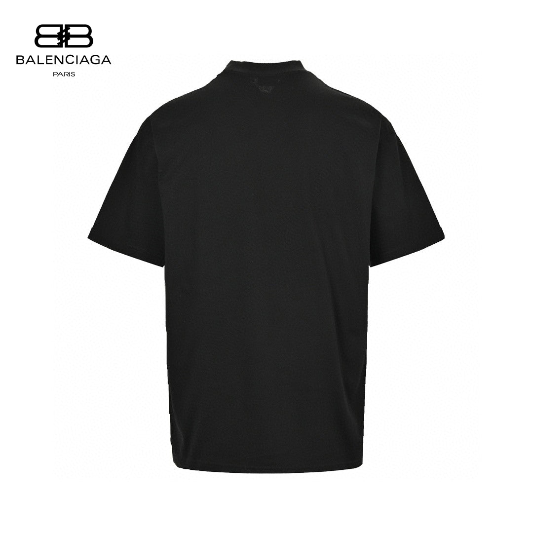 T-shirt Balenciaga Est. 1917 à blason (noir)