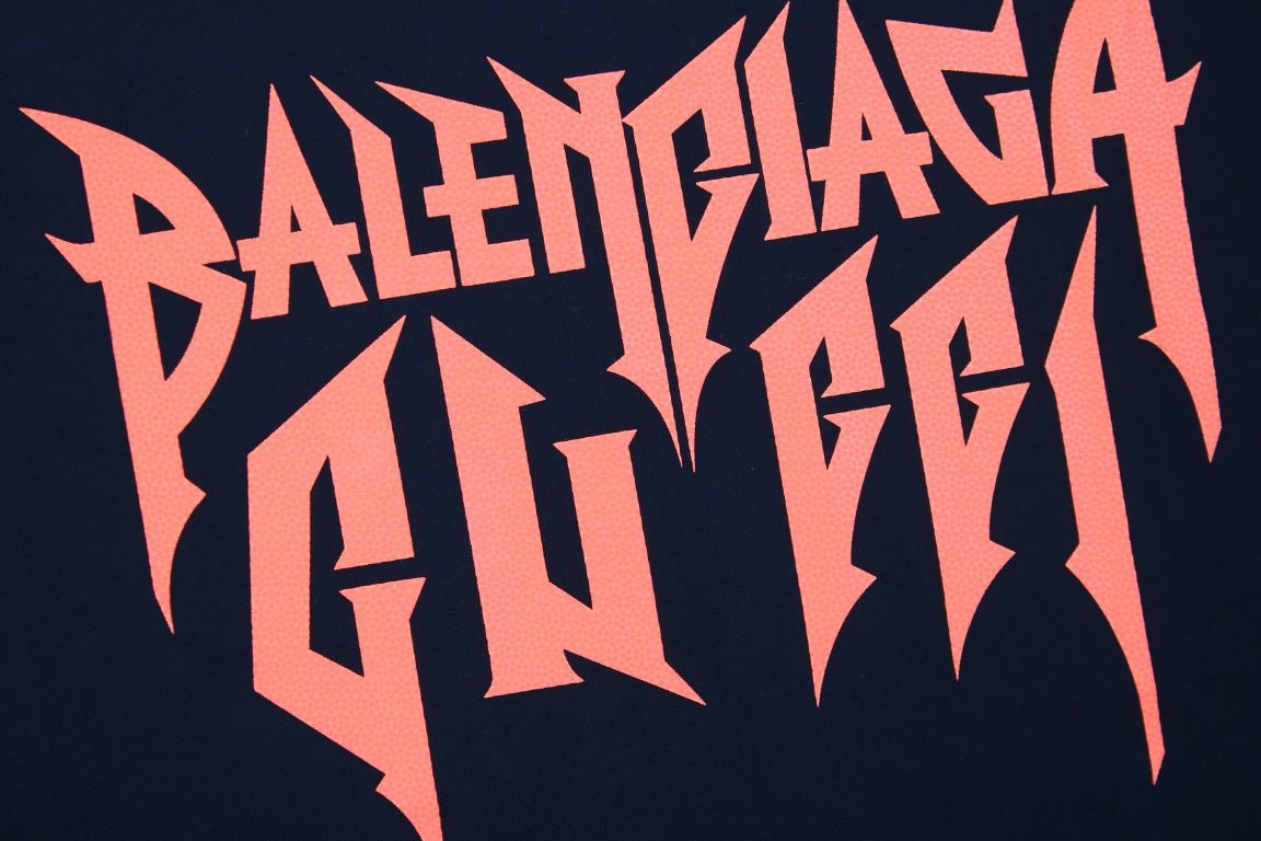 T-shirt Balenciaga à logo gothique