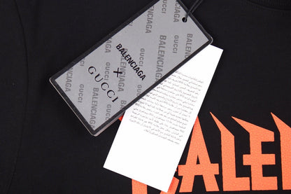 T-shirt Balenciaga à logo gothique