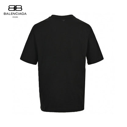 T-shirt Balenciaga à logo dégradé (noir)