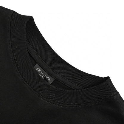 T-shirt Balenciaga à logo dégradé (noir)