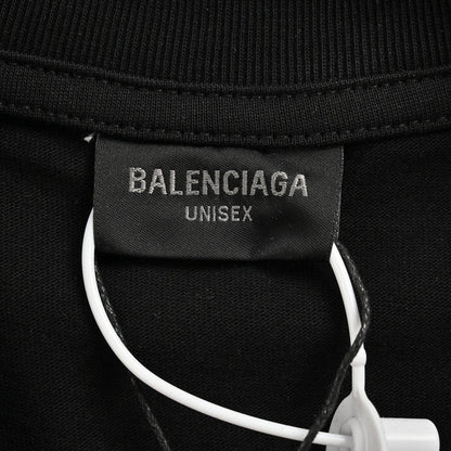 T-shirt Balenciaga à logo dégradé (noir)
