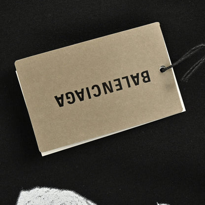 T-shirt Balenciaga à logo dégradé (noir)