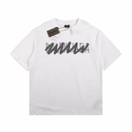 T-SHIRT BLANC BALENCIAGA À LOGO GRAFFITI