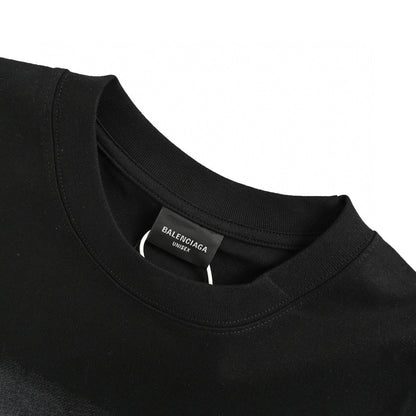 T-shirt Balenciaga à imprimé graphique (noir)