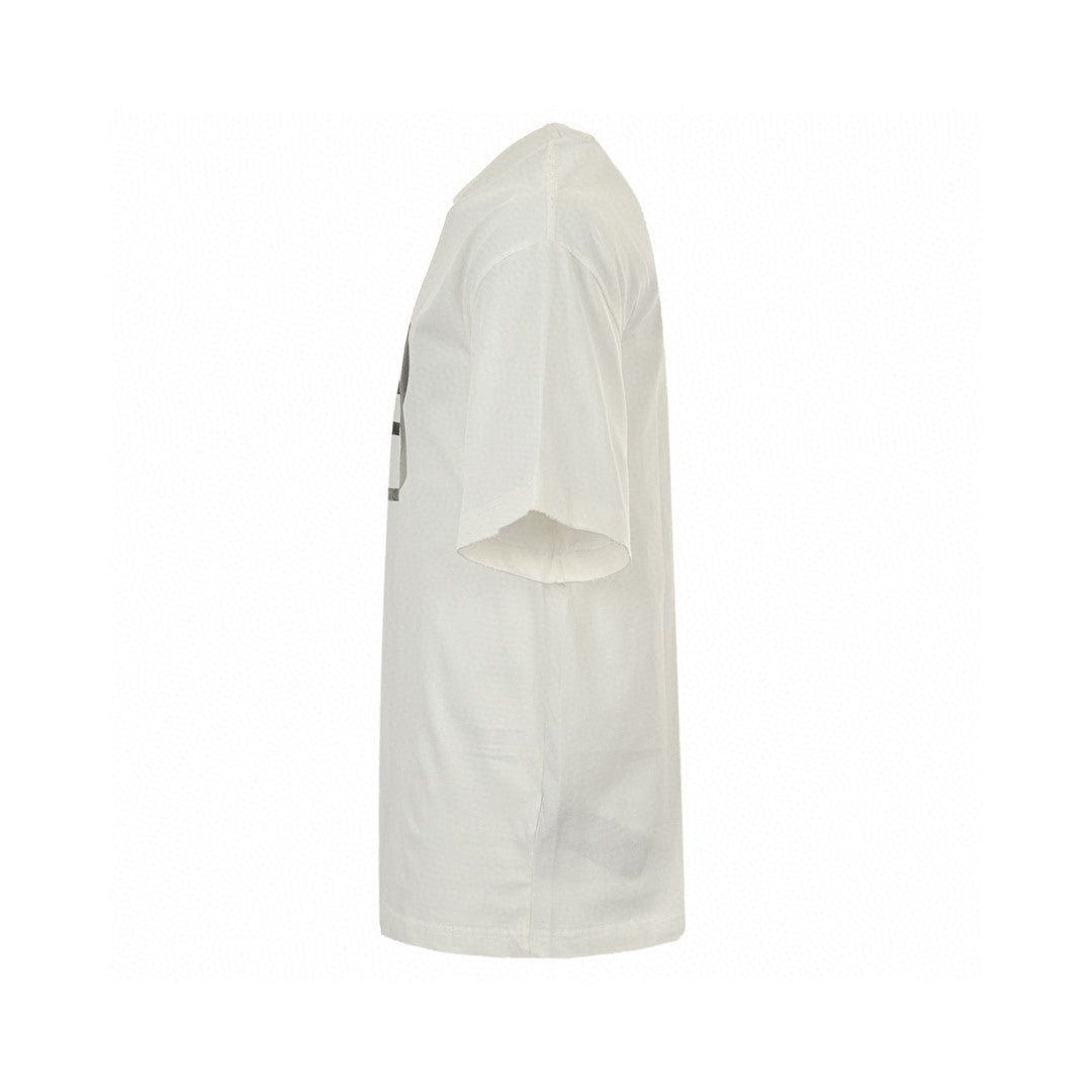 T-shirt Balenciaga gris à logo (blanc)