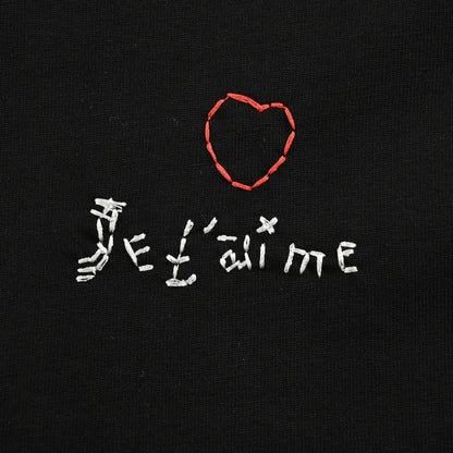 Balenciaga Je t'aime T-Shirt Noir