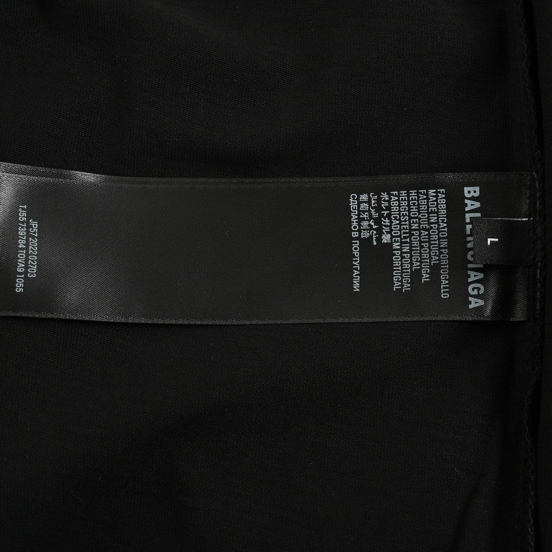 Balenciaga Je t'aime T-Shirt Noir