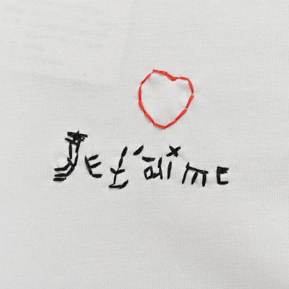 Balenciaga Je t'aime T-Shirt Blanc