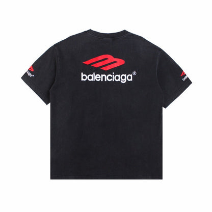 T-SHIRT NOIR À LOGO BALENCIAGA - Prime Reps