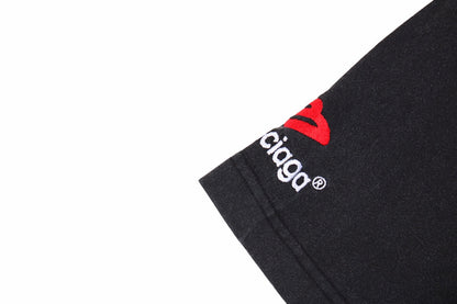 T-SHIRT NOIR À LOGO BALENCIAGA - Prime Reps