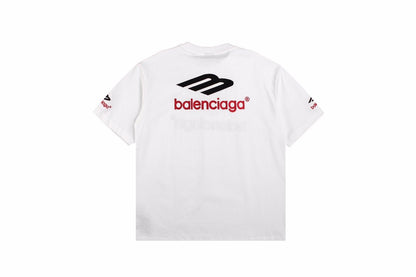 T-shirt blanc à logo Balenciaga