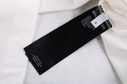T-shirt blanc à logo Balenciaga