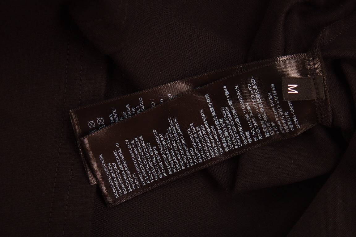 T-SHIRT NOIR À LOGO BALENCIAGA