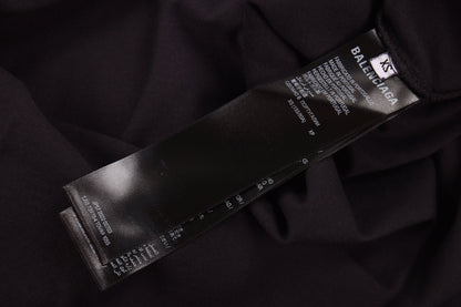 T-SHIRT BALENCIAGA LOGO NOIR JAUNE