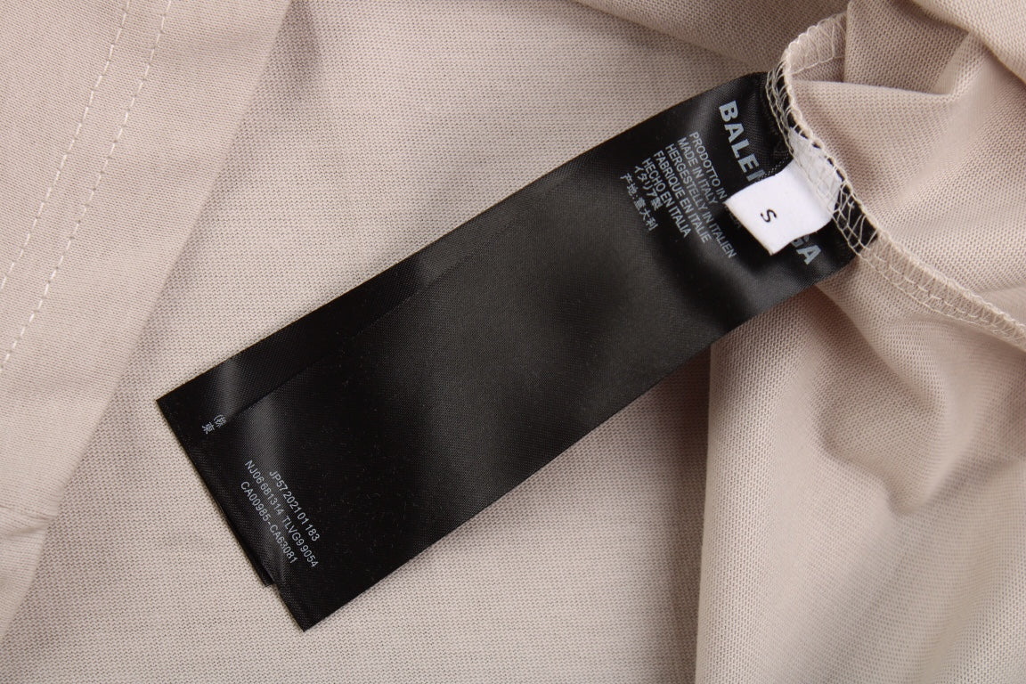 T-SHIRT BALENCIAGA LOGO GRIS