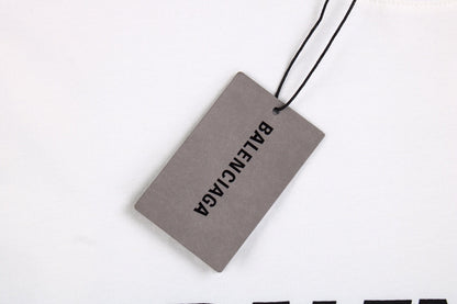 T-SHIRT BLANC AVEC LOGO BALENCIAGA