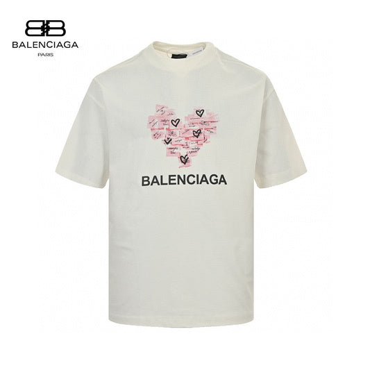 T-shirt Balenciaga Love Notes blanc