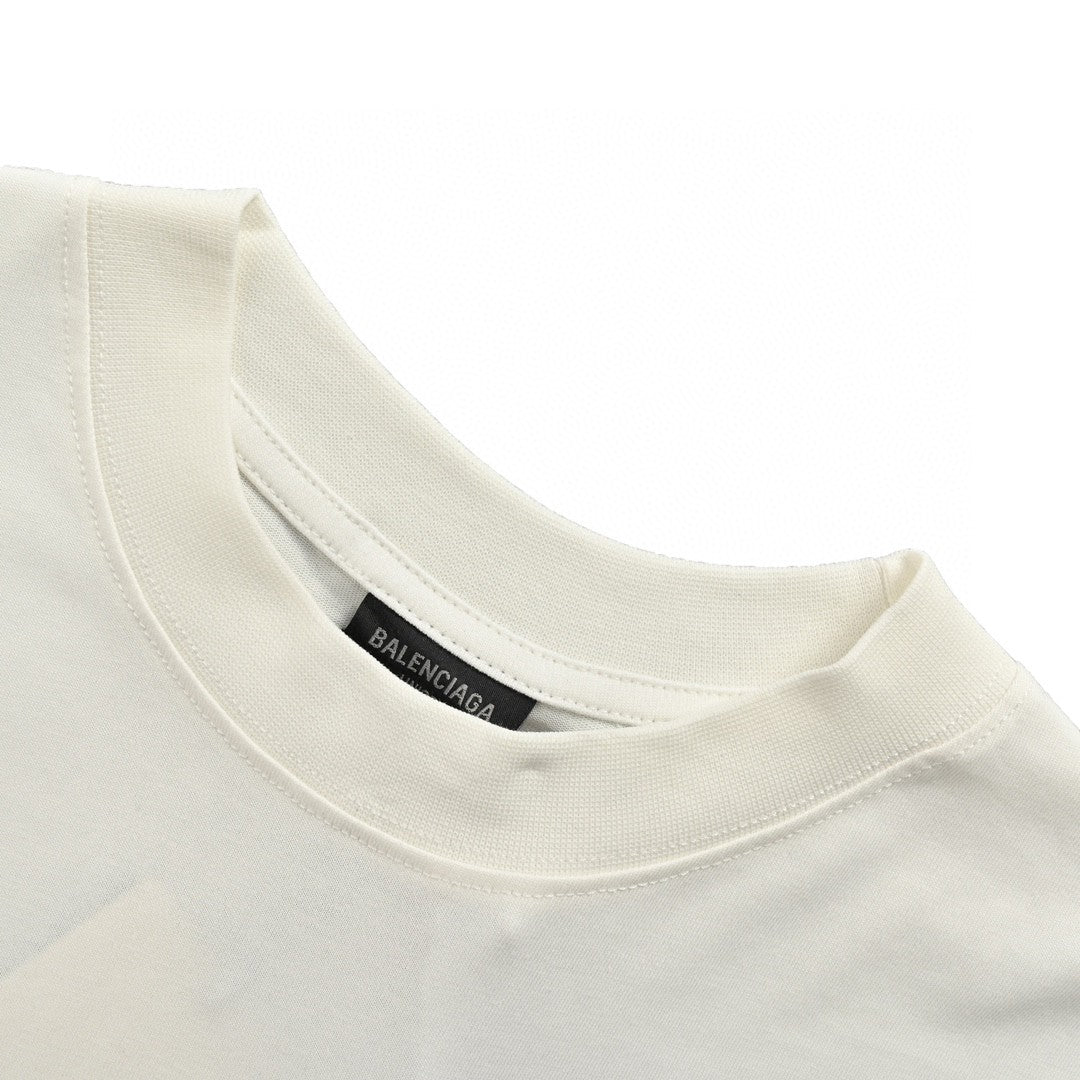 T-shirt Balenciaga Love Notes blanc