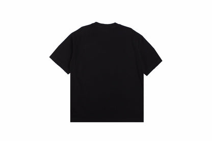 T-shirt Balenciaga à motif métallique noir