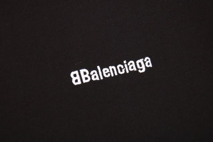 T-shirt Balenciaga minimaliste noir