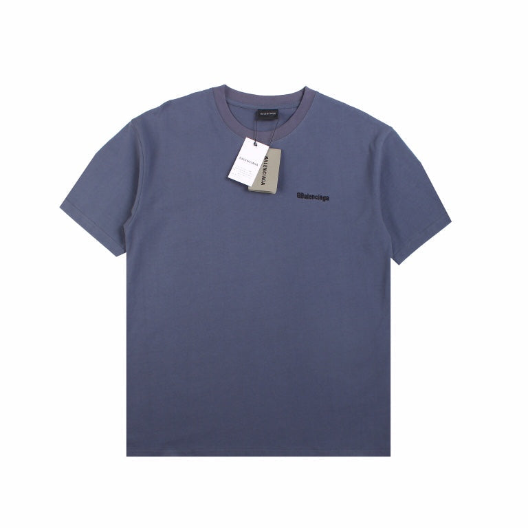 T-SHIRT MINIMALISTE BALENCIAGA BLEU