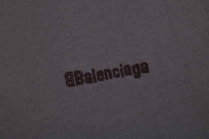 T-SHIRT MINIMALISTE BALENCIAGA BLEU