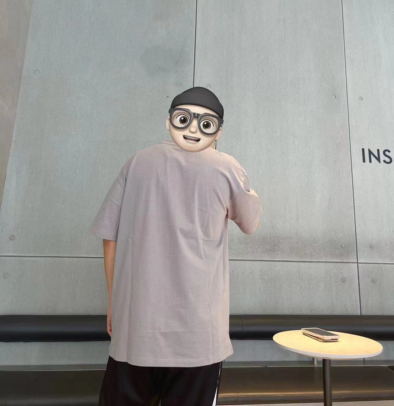 T-SHIRT MINIMALISTE BALENCIAGA GRIS