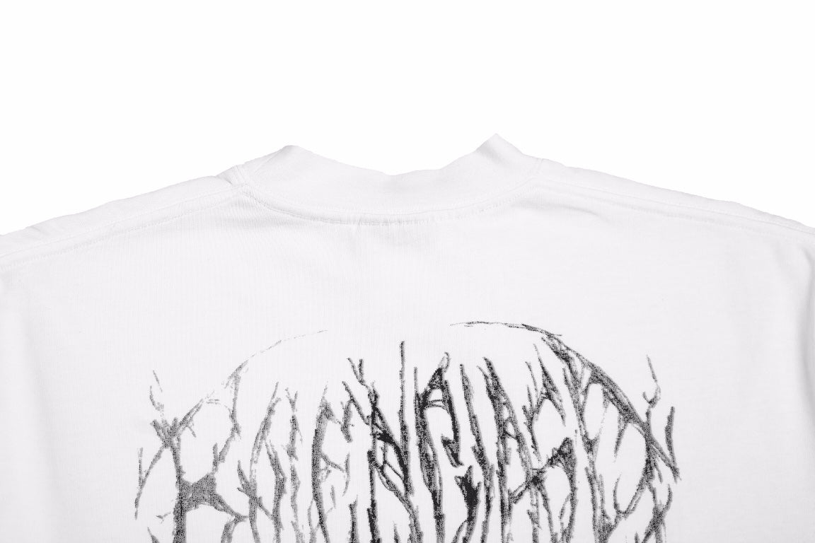 T-shirt Balenciaga Multi-Logo (Blanc)