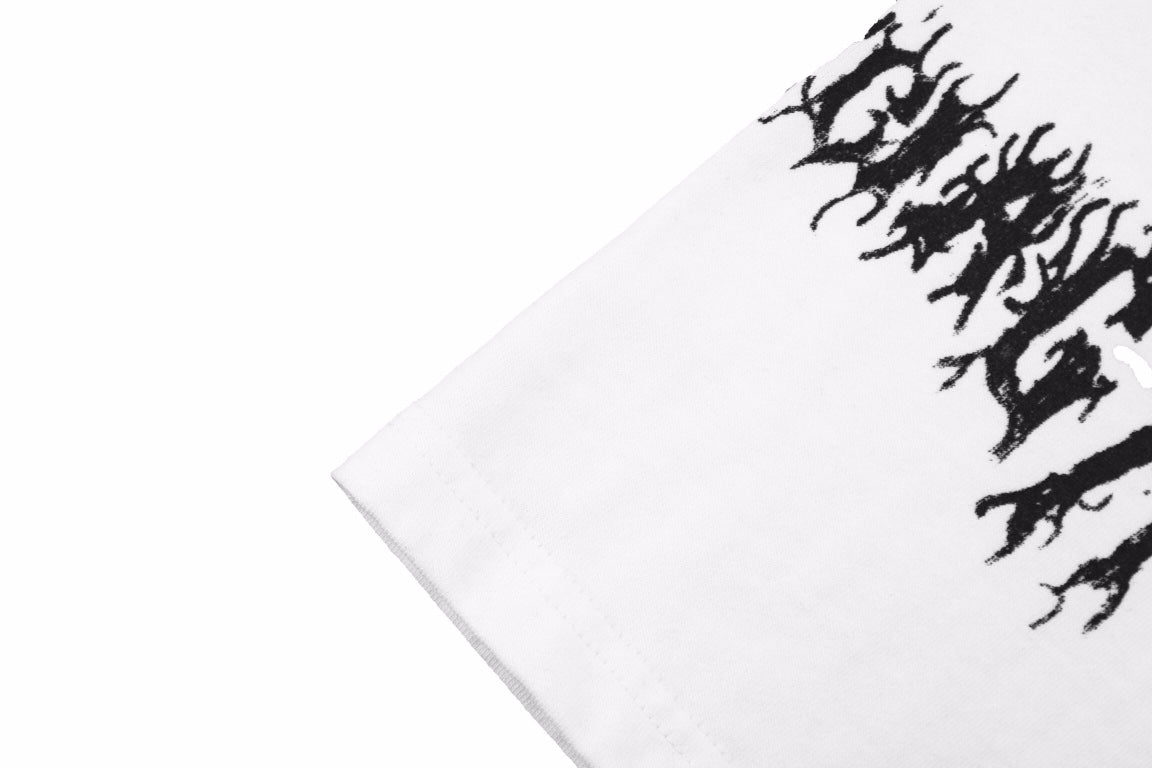 T-shirt Balenciaga Multi-Logo (Blanc)