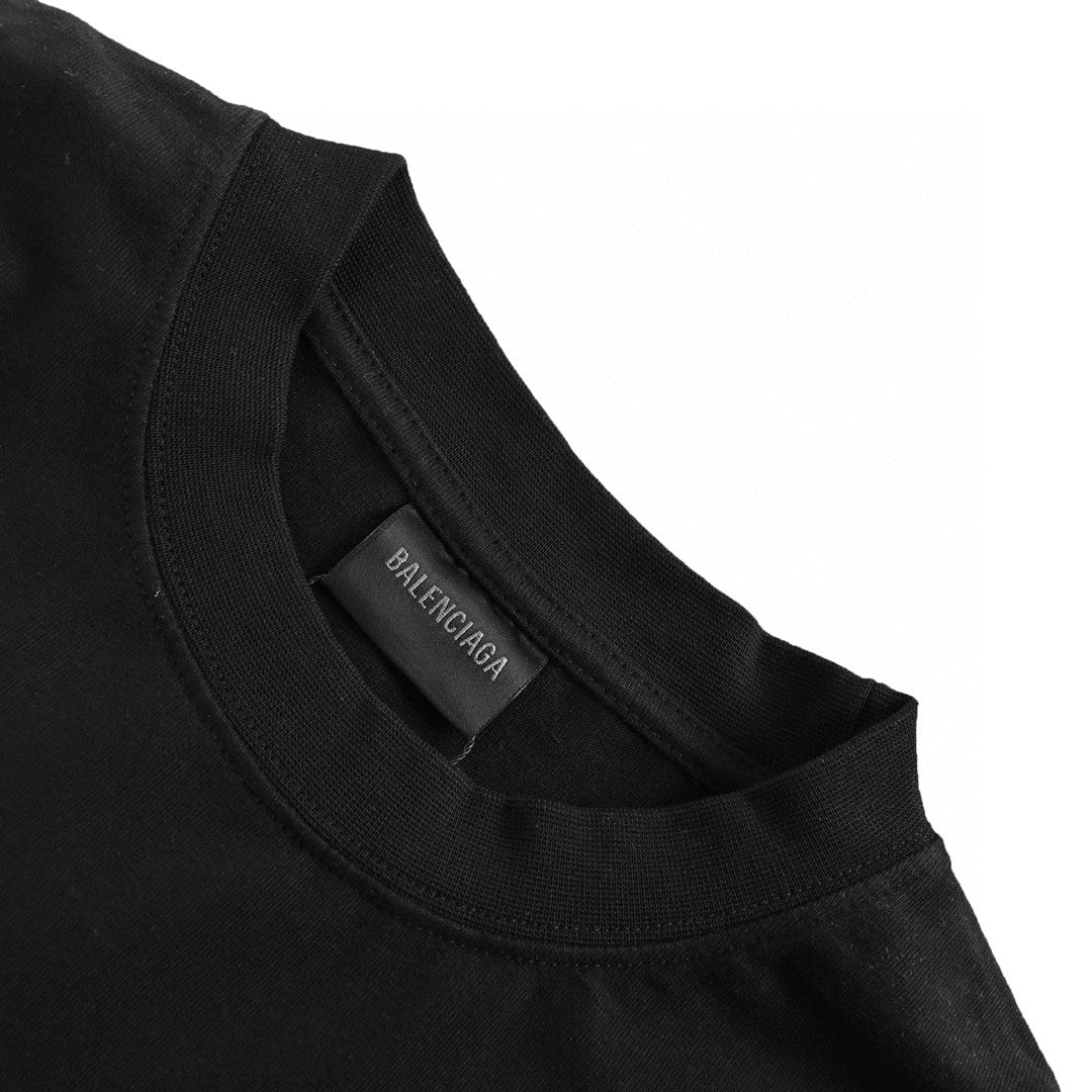 T-shirt Balenciaga à logo graphique néon