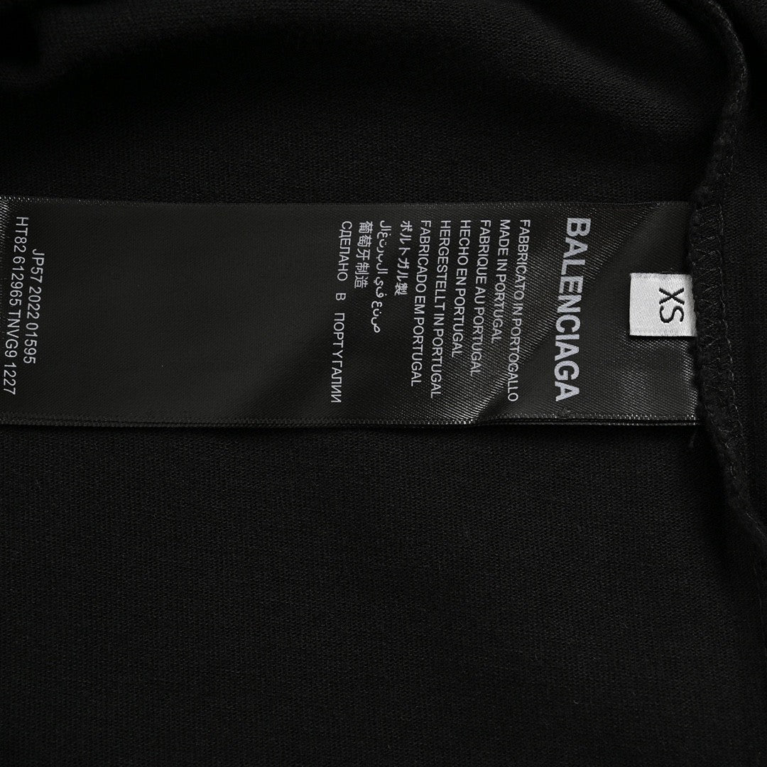 T-shirt Balenciaga à logo graphique néon