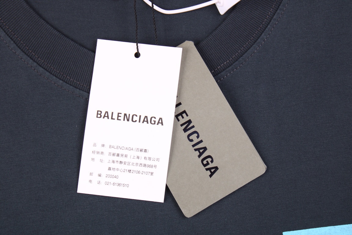 T-shirt Balenciaga avec logo NYSE