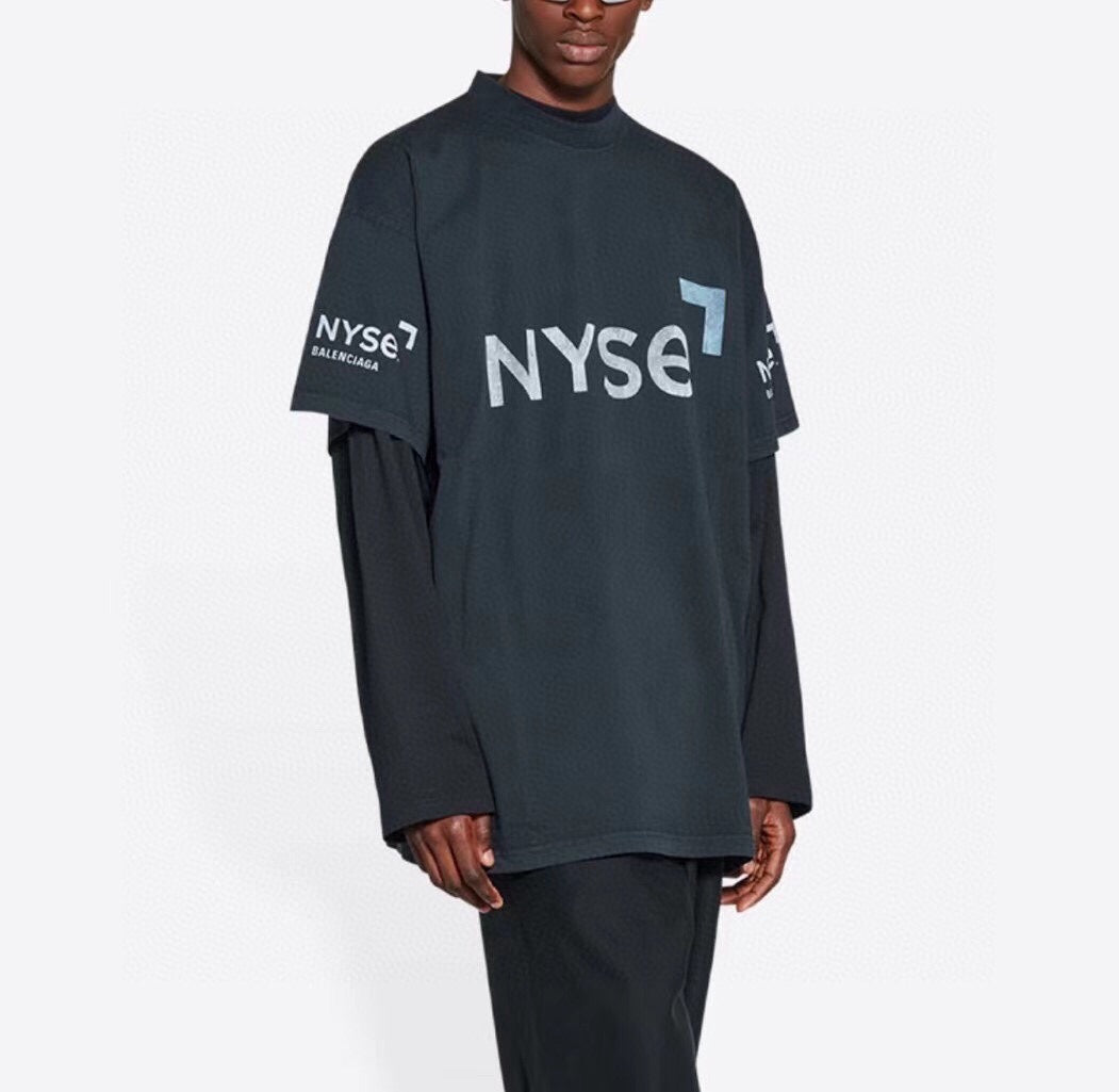 T-shirt Balenciaga avec logo NYSE
