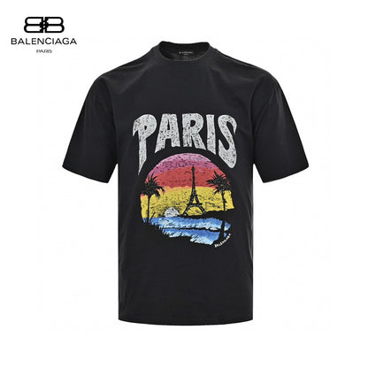 T-shirt graphique Balenciaga Paris