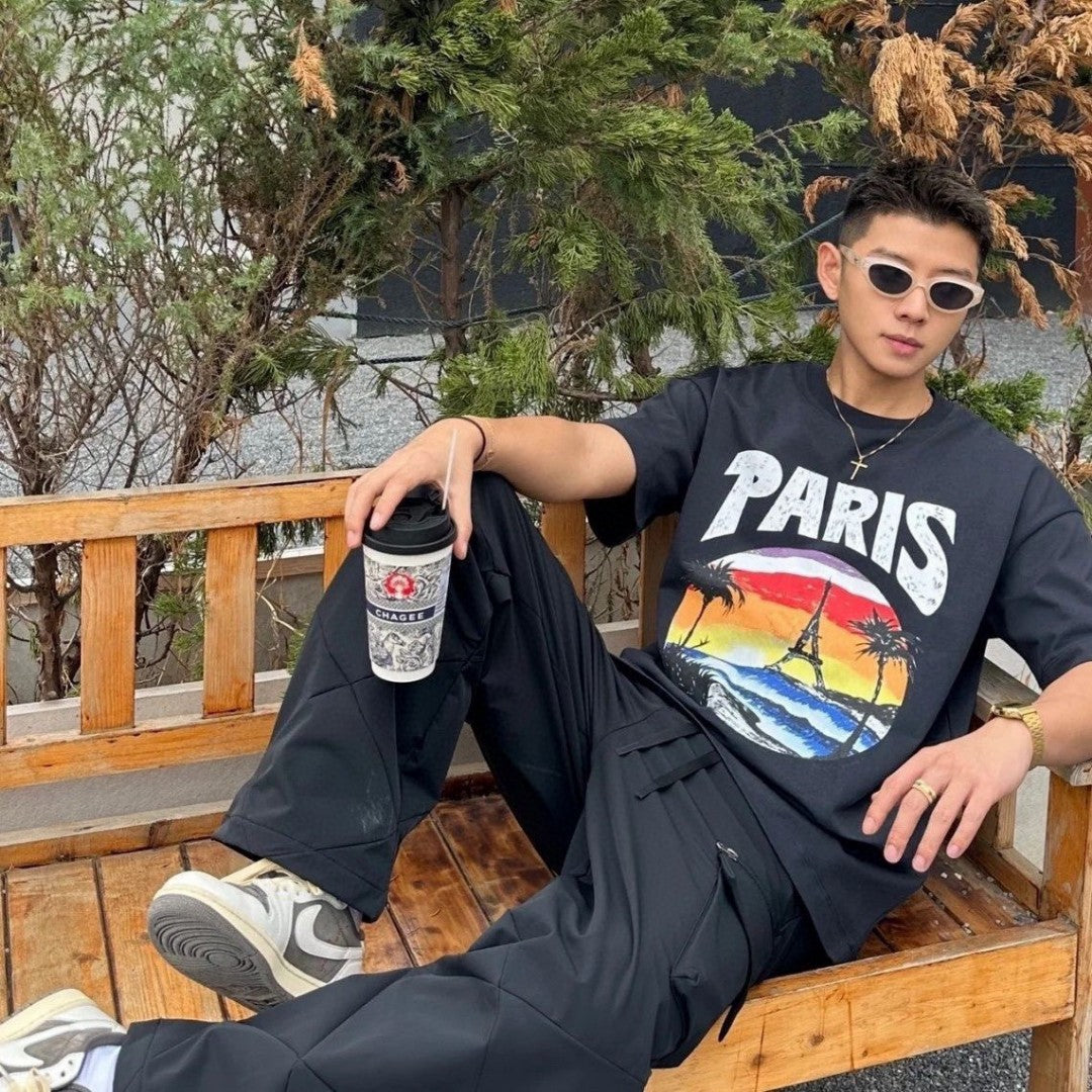 T-shirt graphique Balenciaga Paris