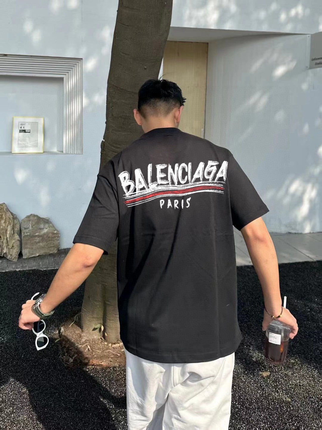 T-shirt Balenciaga Paris Logo