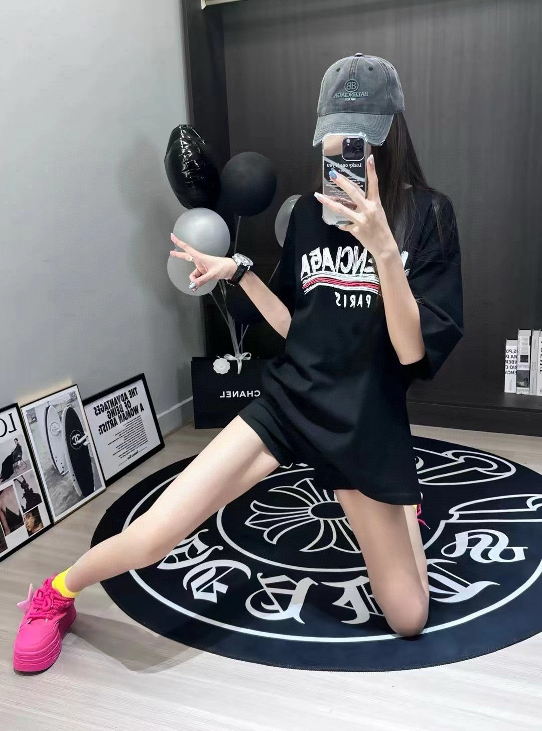 T-shirt Balenciaga Paris Logo