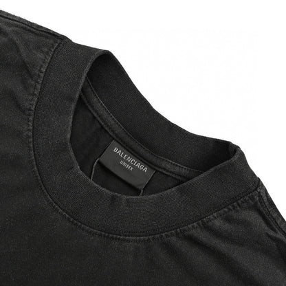 T-shirt Balenciaga Paris Statue de la Liberté (Noir)