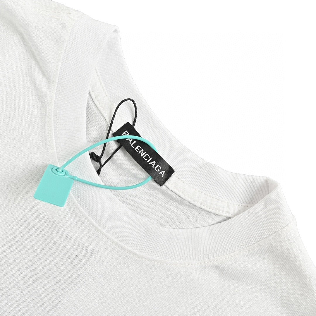T-shirt Balenciaga Paris (blanc)