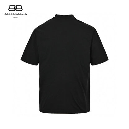 T-shirt noir Balenciaga Planet Earth