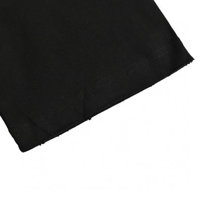 T-shirt Balenciaga à logo imprimé fumée (noir)